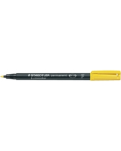 Marker Temp Felt/Fibre Tip Staedler Lumocolor 318-1 Yellow